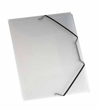 Elastomap 3 kleppen Viquel propyglass PP A4 transparant