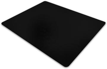 Vloermat bescherming Floortex PVC 120x150cm voor tapijt zwart