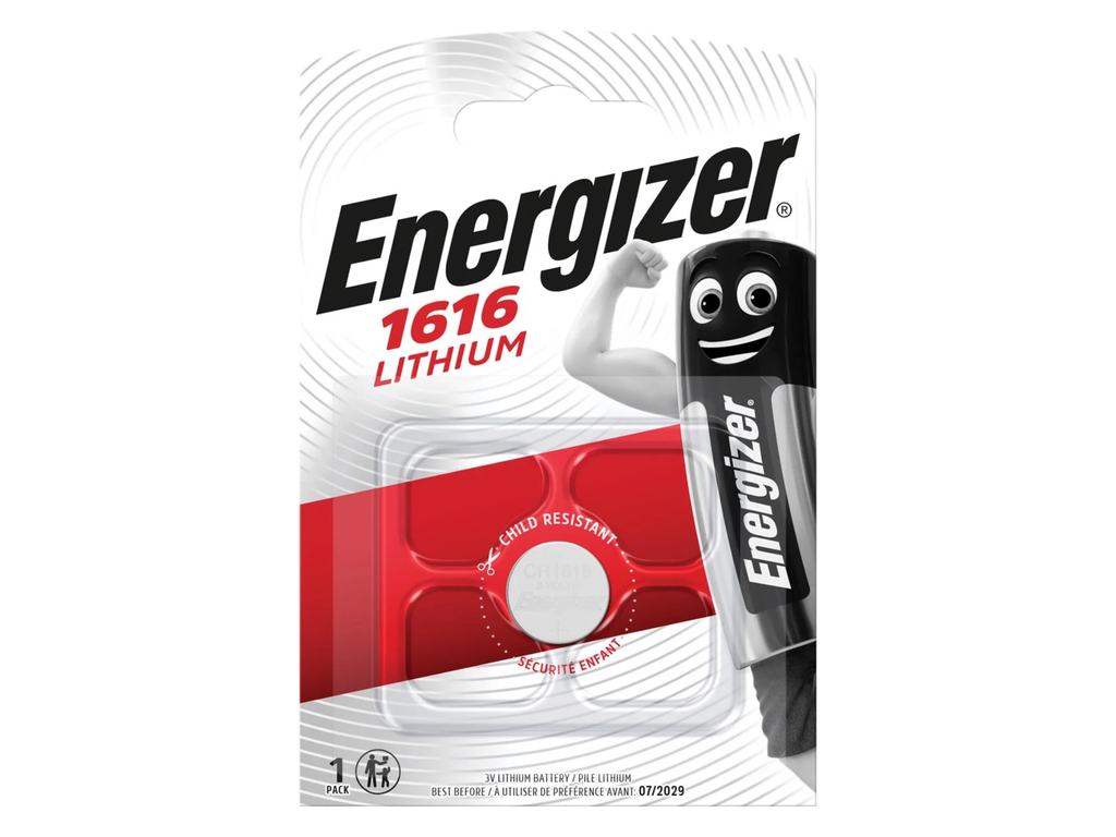 Knoopcelbatterij Energizer Lithium CR1616 3V