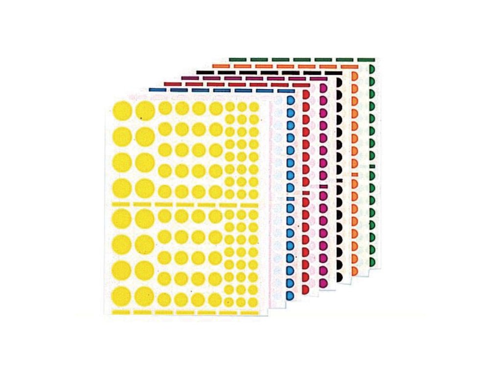 Etiketten Agipa rond assorti (1040)
