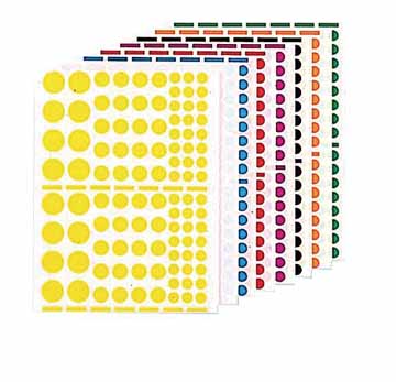 Etiketten Agipa rond assorti (1040)
