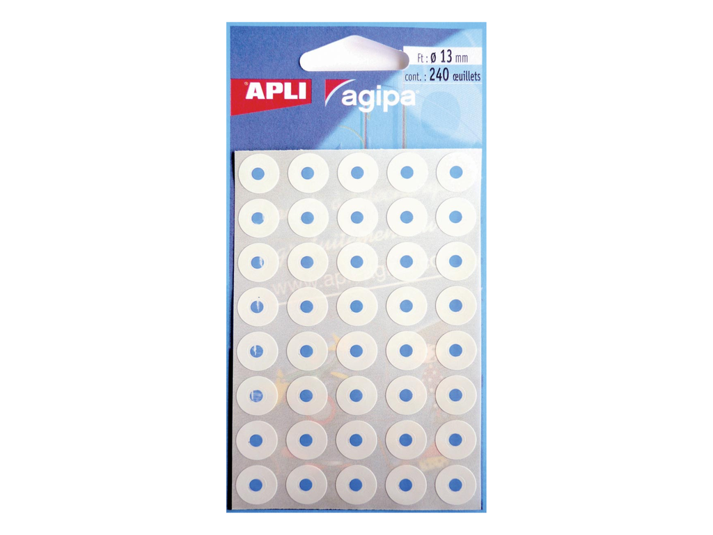 Versterkingsringen Apli agipa 13mm wit (240)
