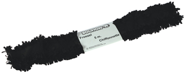 Froezelpapier Bouhon 6cmx5m zwart