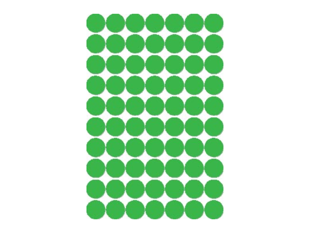Etiketten Apli Ø 19mm groen (560)