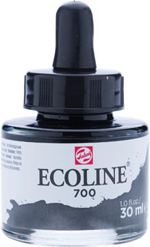 Waterverf Talens Ecoline 30ml zwart