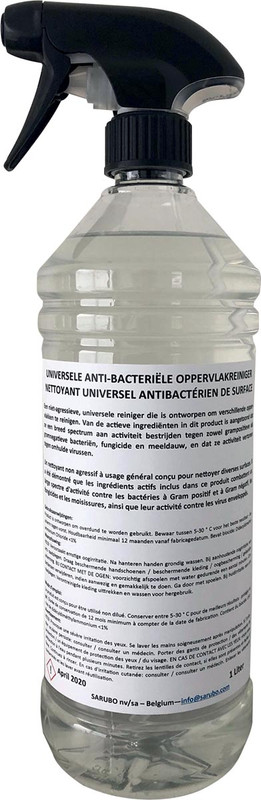 Universele antibacteriële oppervlaktereiniger spray 1l