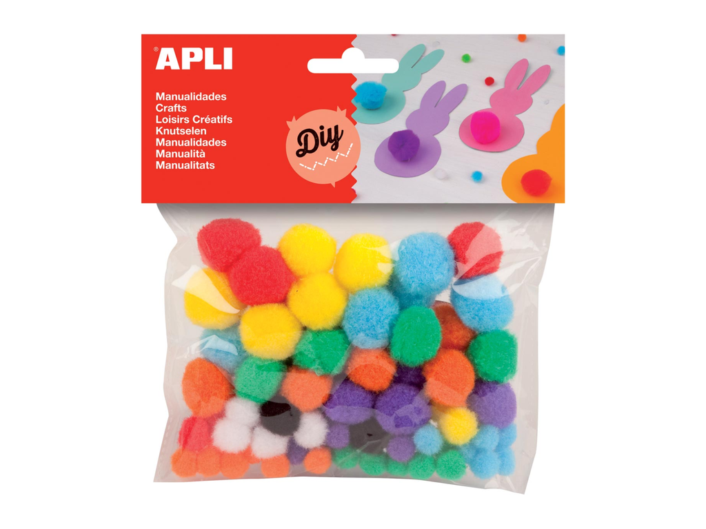 Pompons Apli kids 3 formaten assorti (78)