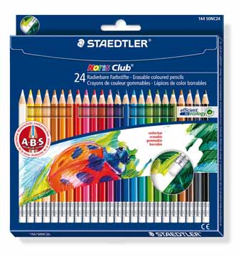 Kleurpotlood Staedtler Noris Erasable 144 50 assorti (24)