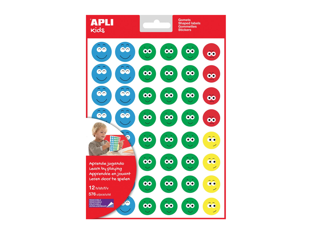 Beloningssticker Apli Kids Happy Smile groot (576)