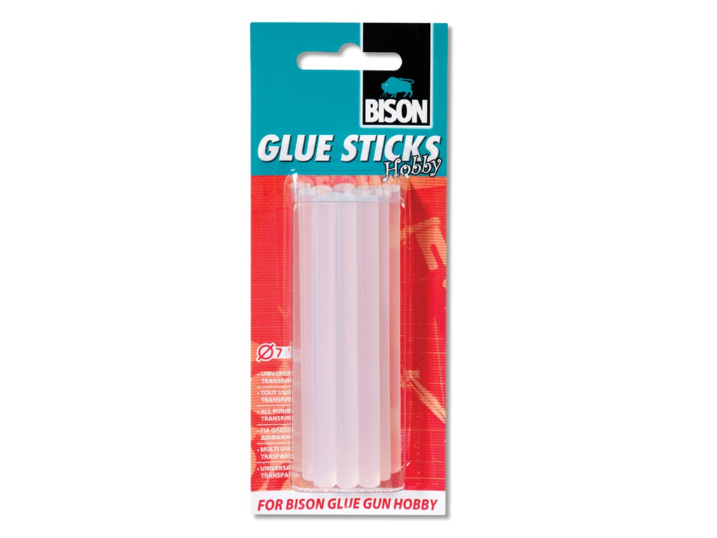 Lijmpatronen Bison voor lijmpistool 7mm (12)