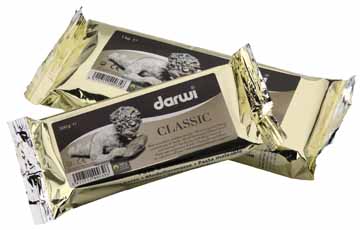 Boetseerklei Darwi classic 1000gr wit