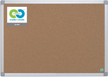 Kurkbord Bi-Office Earth-It 100x150cm alu frame