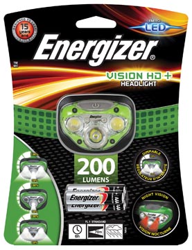 Hoofdlamp Energizer Vision HD incl 3x AA