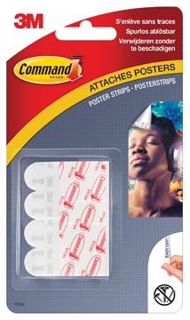 Posterstrips 3M Command smal wit (12)