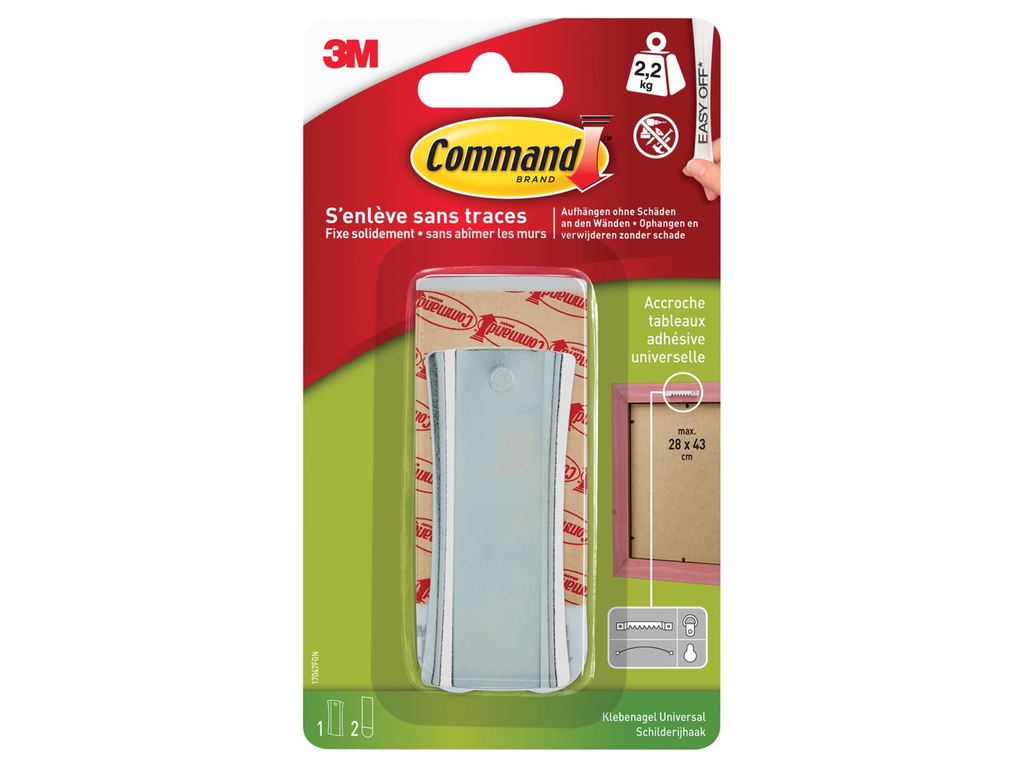 Fotolijststrip 3M Command voor haak met zaagtanden metaal