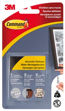 Fotolijststrip 3M Command 1,8kg zwart