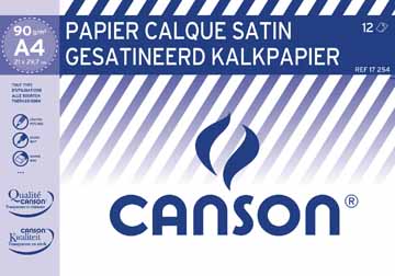 Kalkpapier Canson A4 90gr 12vel
