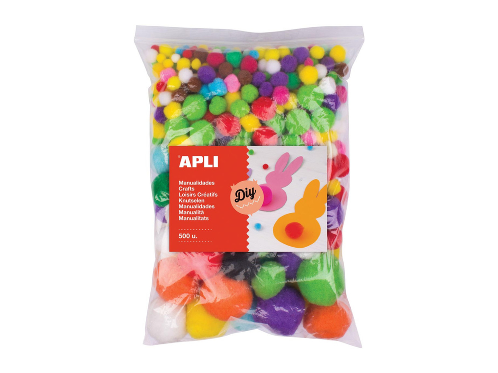 Pompon Apli assorti (500)