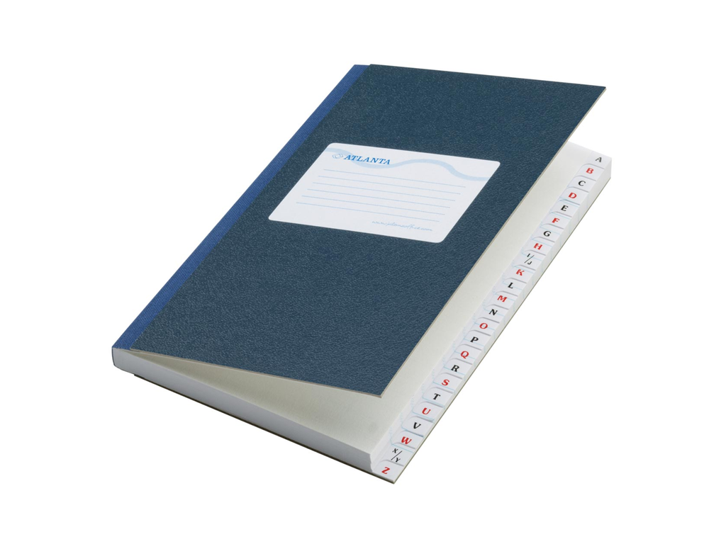 Repertorium Atlanta 16,5x10,5cm A-Z 192blz blauw