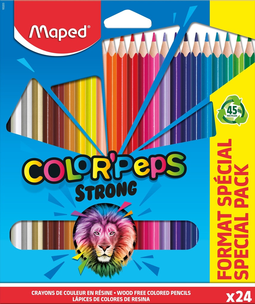 Kleurpotlood Maped Color'Peps assorti (24)