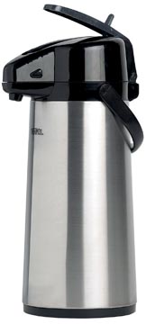 Thermos met pomp inox 2,2l