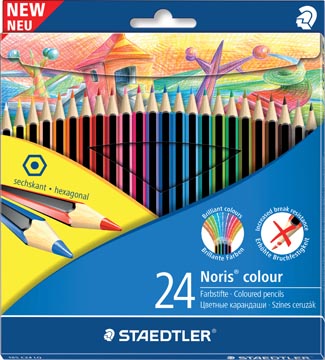 Kleurpotlood Staedtler Noris Colour 185 assorti (24)