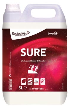 Sanitairreiniger Diversey Sure met ontkalker 5l