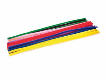 Chenilledraad Bouhon 6mmx30cm assorti (50)