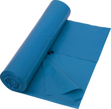 Vuilniszakken LDPE 70x110cm 120L 38µ blauw (25)