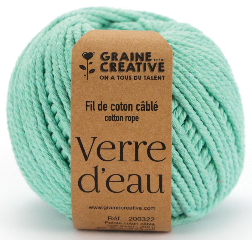 Touw Graine Creative Macramé 2,5mmx50m muntgroen