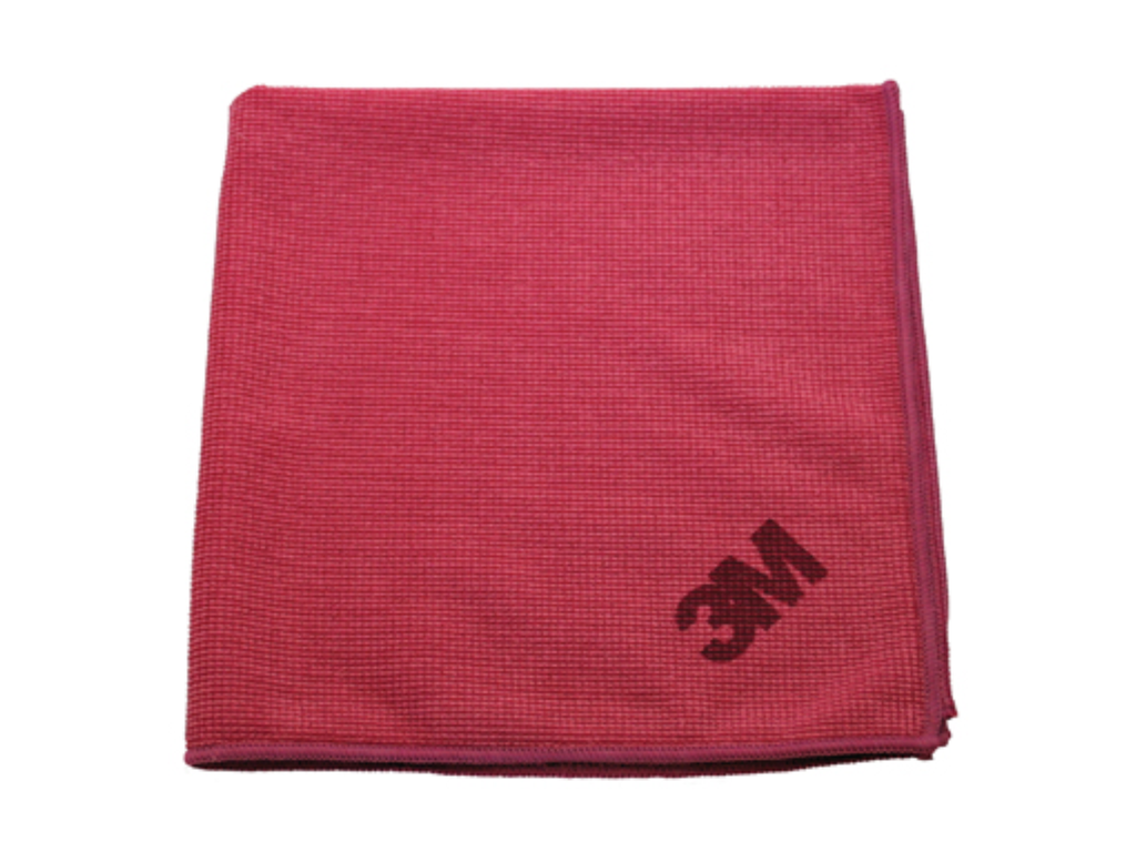 Microvezeldoek 3M 38x21cm rood (10)