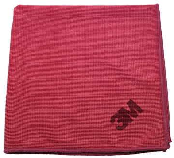 Microvezeldoek 3M 38x21cm rood (10)