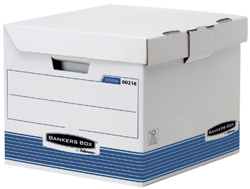 Archiefcontainer Fellowes Bankers Box 29,3x35x37cm blauw