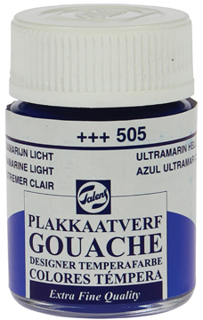 Plakkaatverf Talens extra fijn 16ml licht ultramarijn