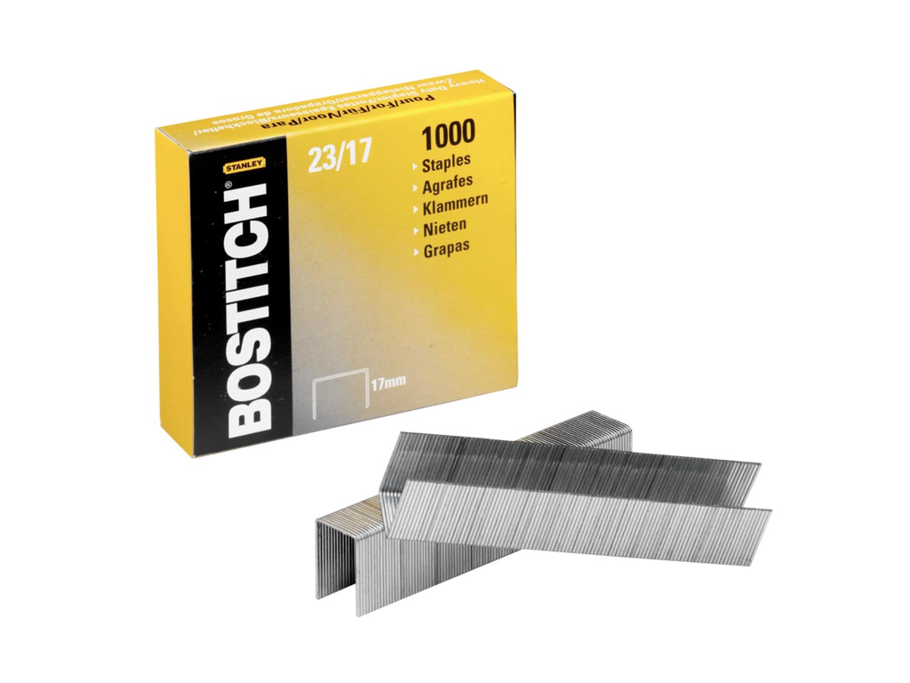 Nietjes Bostitch 23/17 verzinkt 17mm (1000)