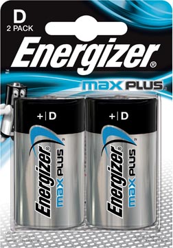 Batterij Energizer Max Plus D (2)