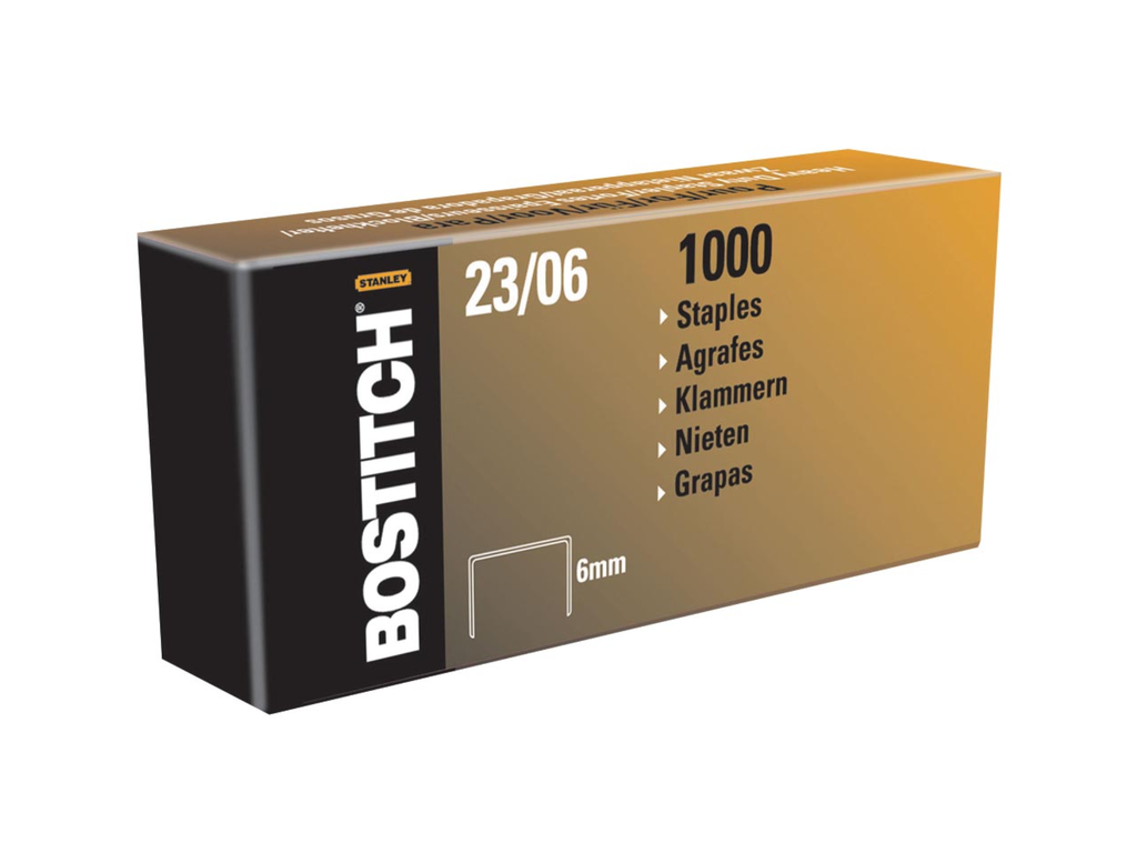 Nietjes Bostitch 23/6 verzinkt 6mm (1000)