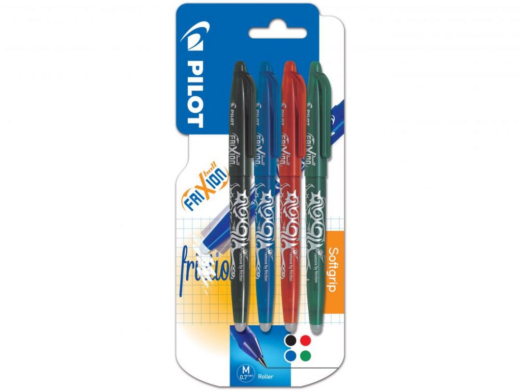 Balpen Pilot FriXion Ball Clicker 0,7mm assorti (4)