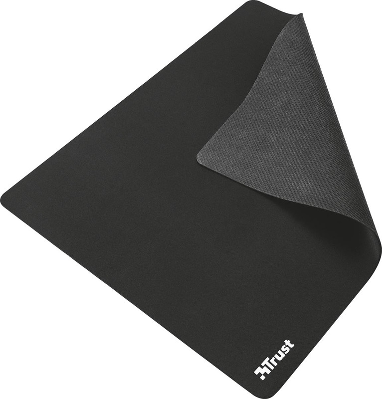 Muismat Trust Mouse Pad M 25x21cm zwart