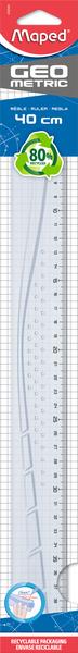 Meetlat plastic Maped geometric 40cm