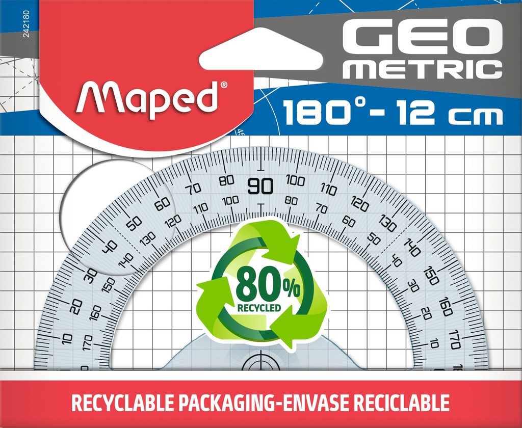 Gradenboog Maped Geometric 180° 12cm