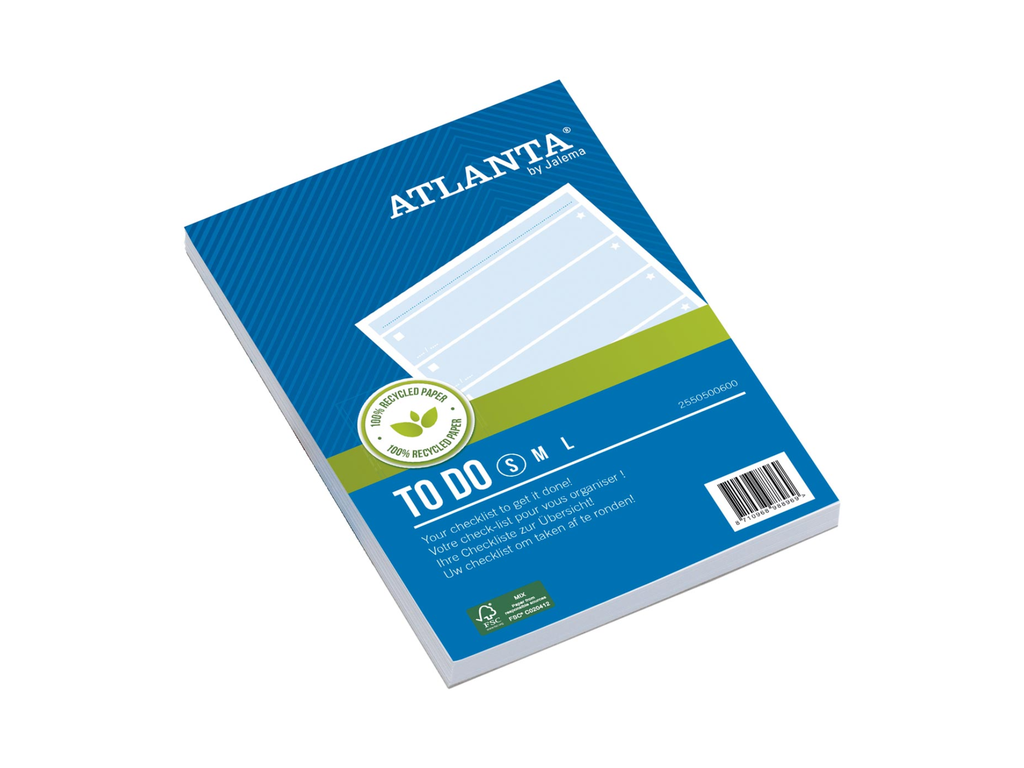 Checklist Atlanta To Do Daily 10,5x14,8cm small