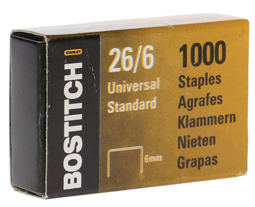 Nietjes Bostitch 26/6 verzinkt (100)