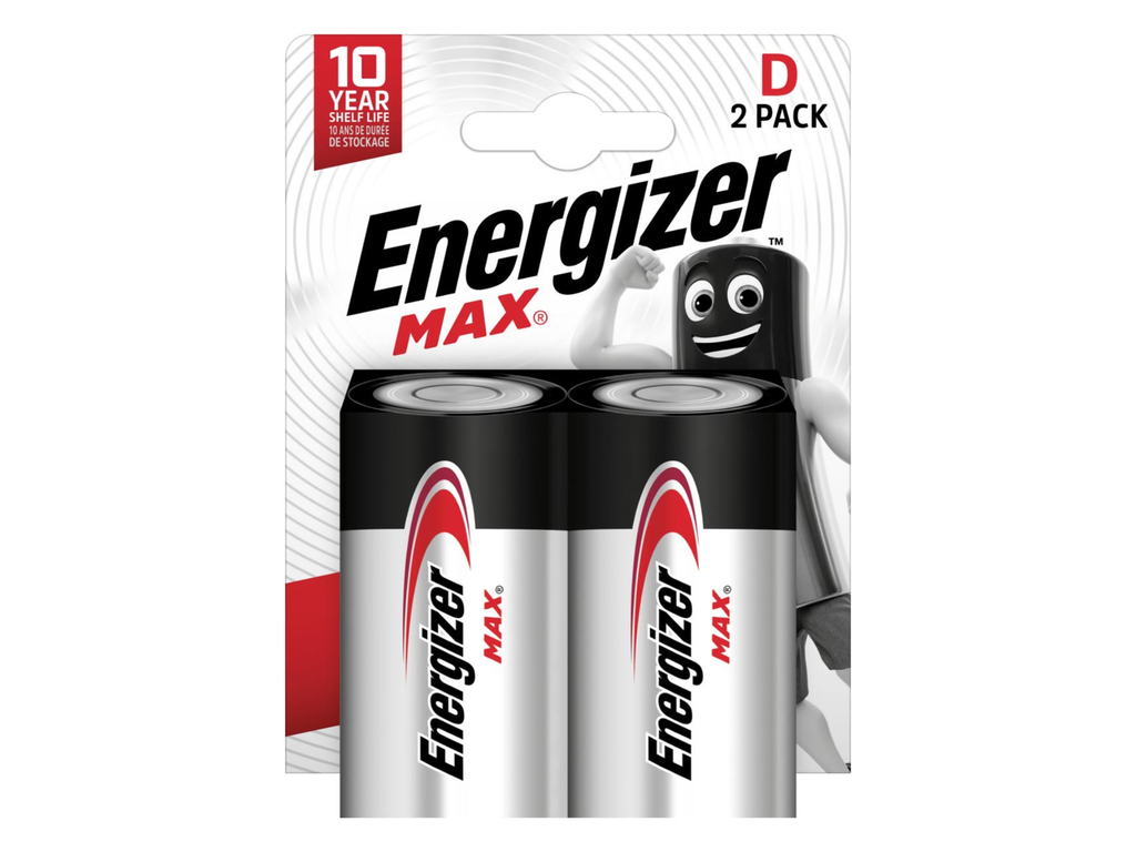 Batterij Energizer Max D (2)