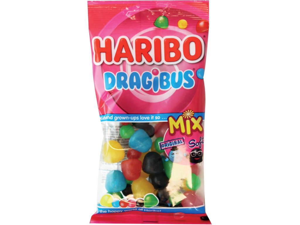 Snoep Haribo Dragibus Duomix 130g