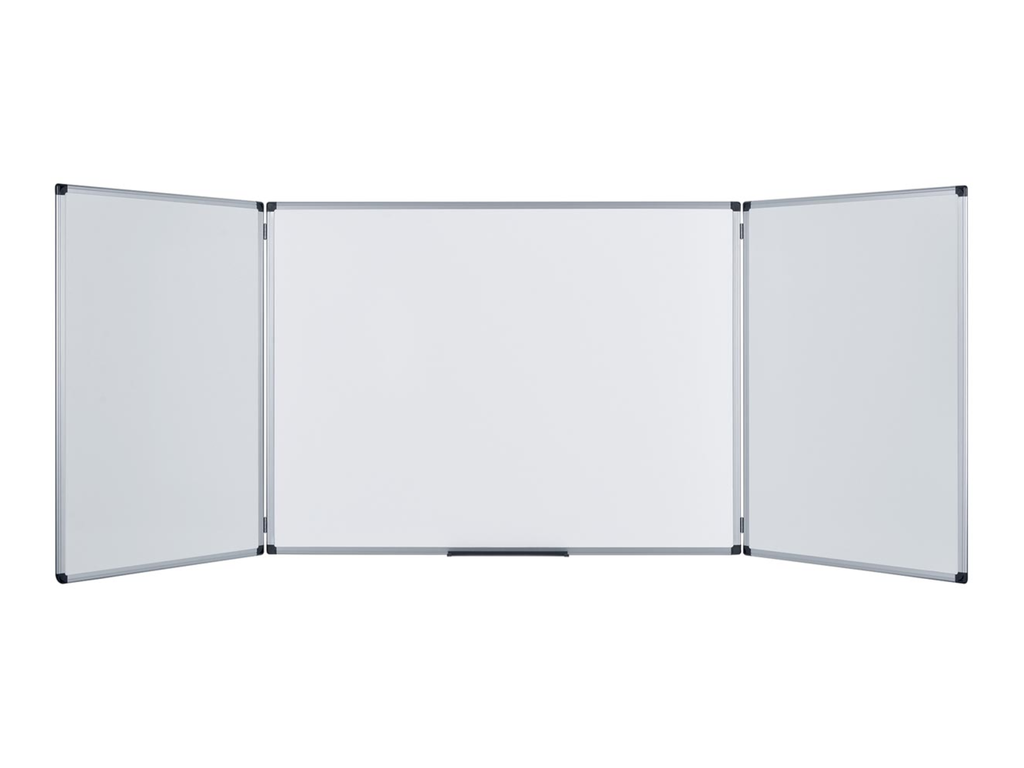 Whiteboard Bisilque Bi-office magnetisch trio 100x150/300cm