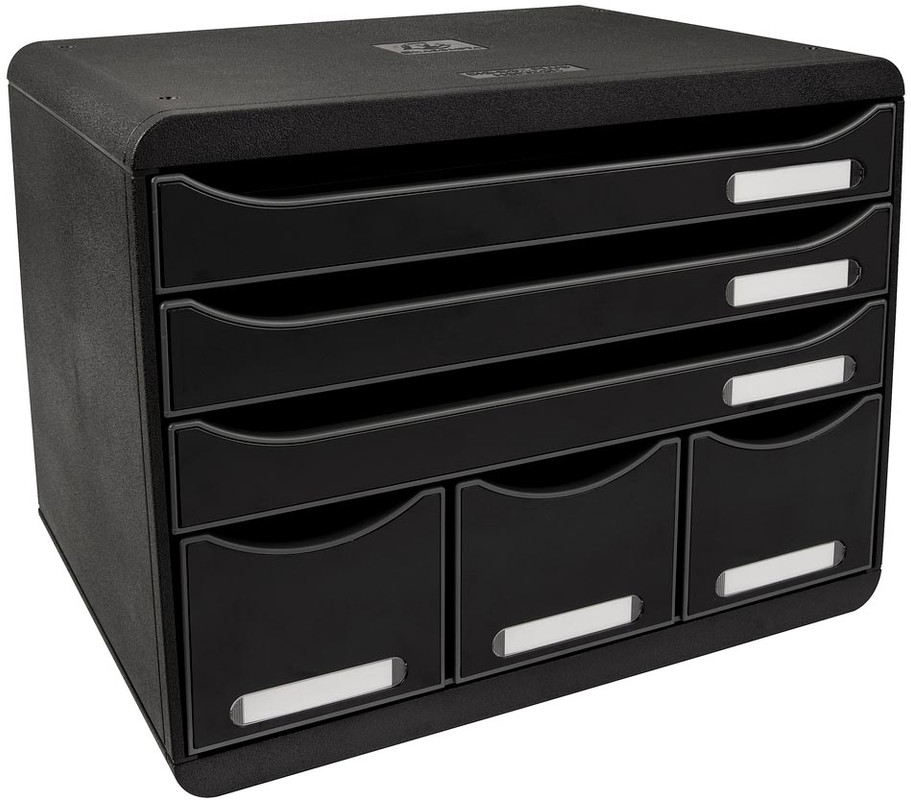 Ladenblok Exacompta Storebox Maxi zwart