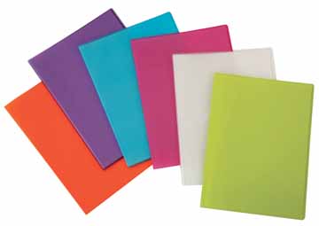 Showalbum Beautone PP A4 10 tassen soepele cover assorti transparant
