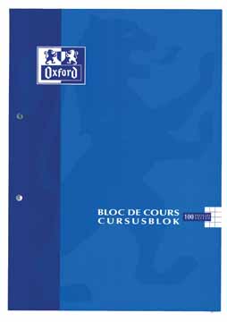 Cursusblok Oxford School A4 90gr geruit 10mm 100vel