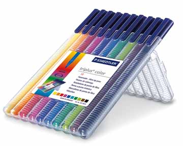 Viltstift Staedtler Triplus Color 323 assorti (10)